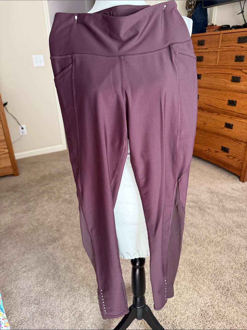 Women’s High-Waist Active Leggings - Plum